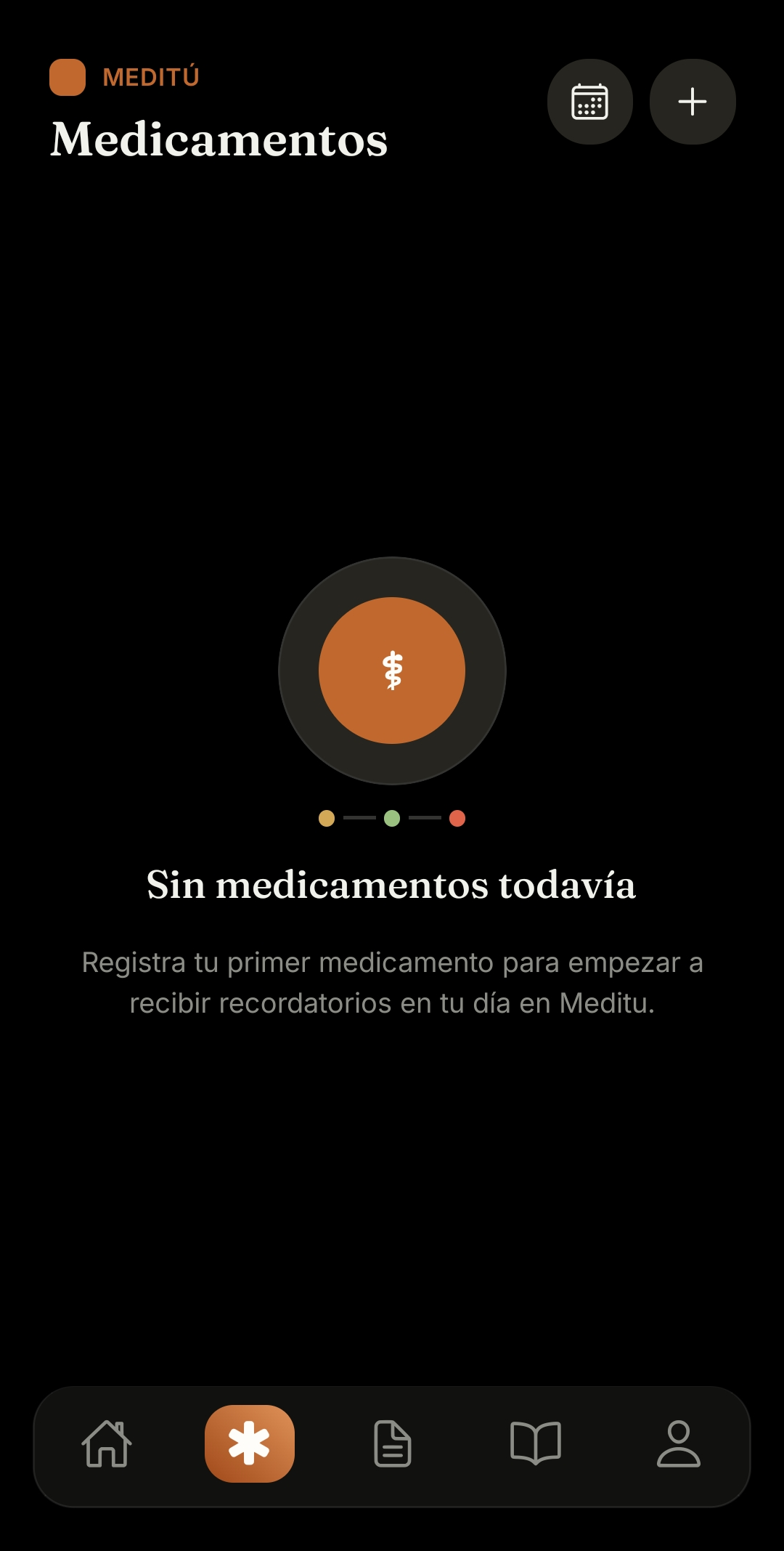 Pantalla de medicamentos